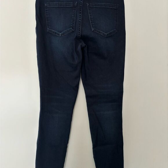 Kut from the Kloth Donna Fab Ab Ankle Skinny SZ 4 Dark Wash Stretch Staple Jeans - Picture 2 of 4